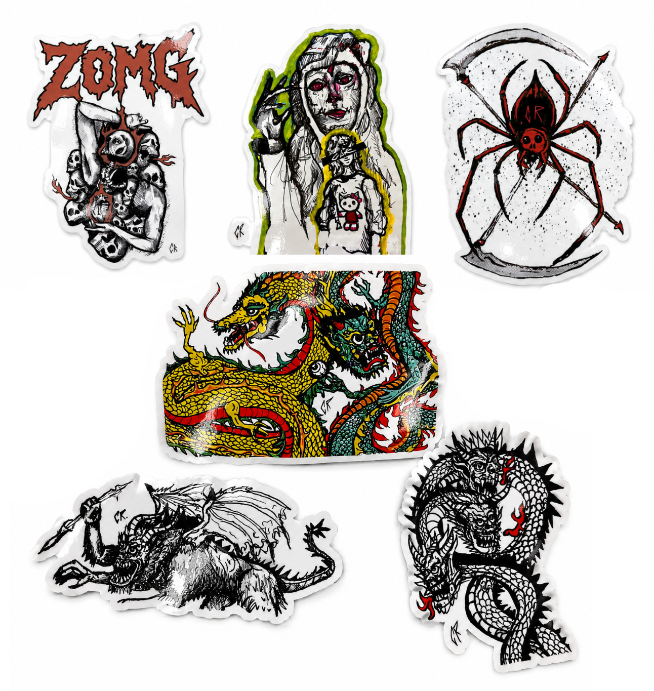 6 Sticker Launch Bundle